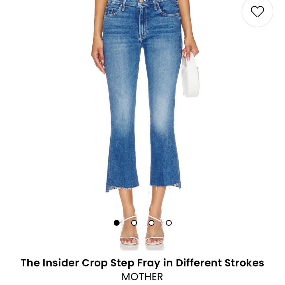 Mother “The Insider Crop Step Fray”